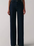 NCE Knit Wide Leg Jean in Long Gone