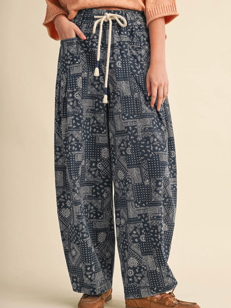 The Bruce Bandana Pant in Navy
