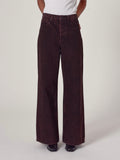 Relaxed Sailor Long Pant in Chocolate Denim