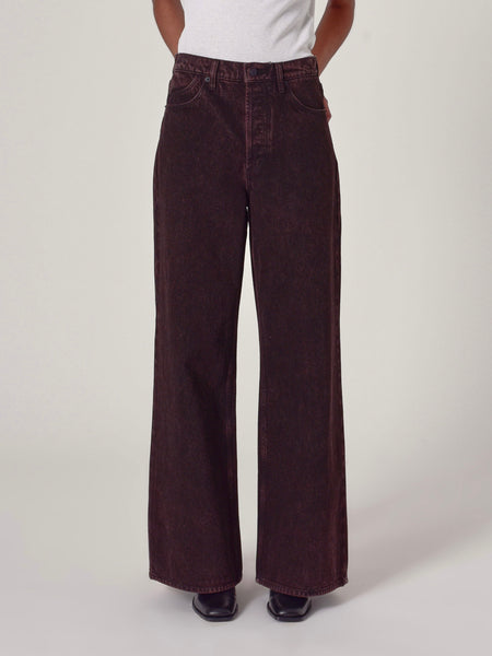 Relaxed Sailor Long Pant in Chocolate Denim