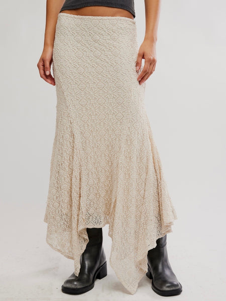 Bella Lace Mermaid Skirt in Tea