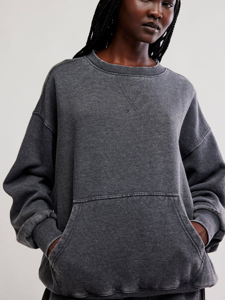 Slow It Down Pullover in Black