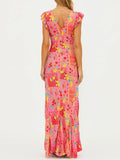 Elodie Dress in Passion Fruit