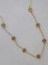 Hammered Disc Necklace