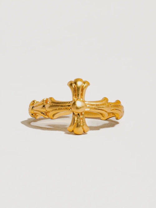 Ruth Adjustable Cross Ring