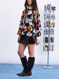 Avon Shirt in Timbres Print