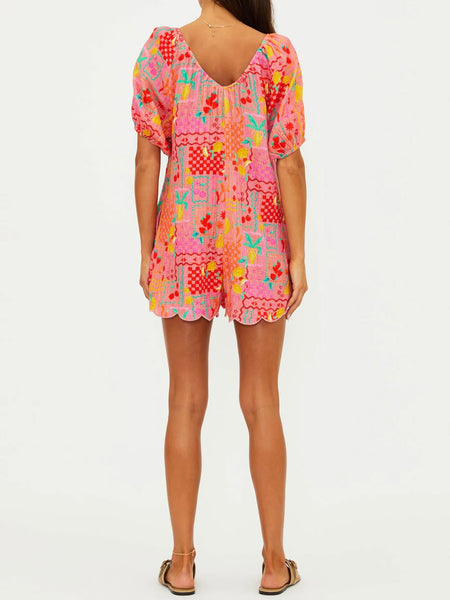 Ellery Romper in Passion Fruit