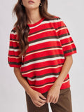 We've Got Spirit Stripe Sweater in Red
