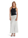 Jeannie Satin Maxi Skirt in Whisper