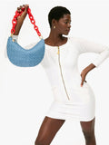 Shortie Strap in Bright Poppy Matte Gradual Link