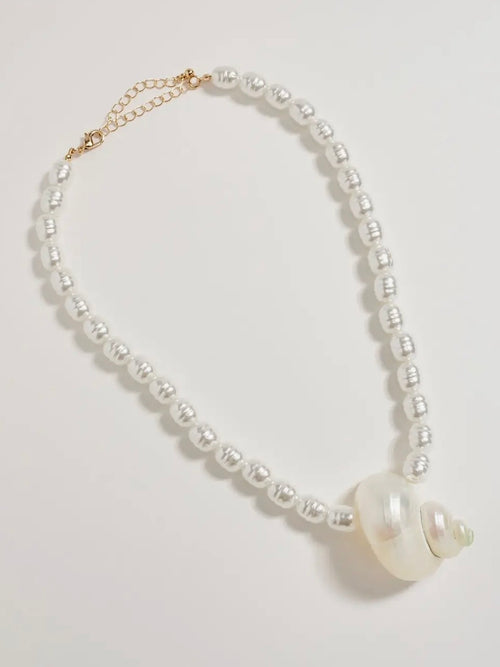 Freshwater Iridescent Pearl Necklace