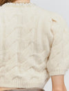 Pass The Pearls Sweater in Ivory