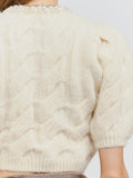 Pass The Pearls Sweater in Ivory