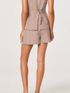 Preston Shorts in Brown Checker