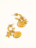 Marlene Shell & Star Earring