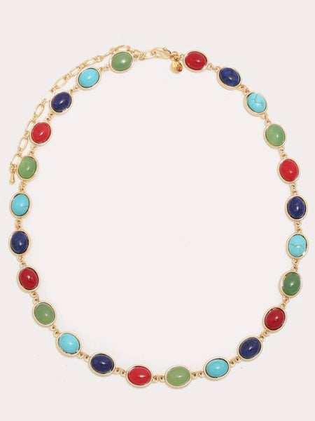 Long Bari Necklace in Multi