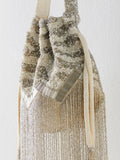 Razzle Dazzle Clutch in Ivory Pearl