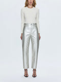 Taylor Faux Leather Pant in Party