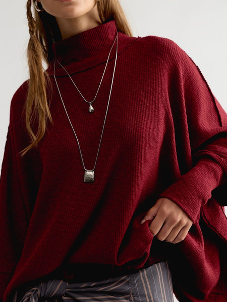 Moon Daisy Thermal in Cabernet
