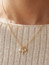 Dainty Cross Cluster Necklace
