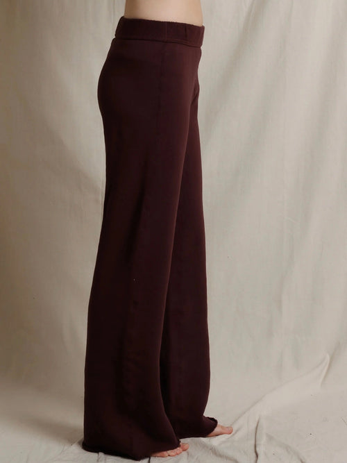 Marley Fleece Pants in Cherry Lacquer