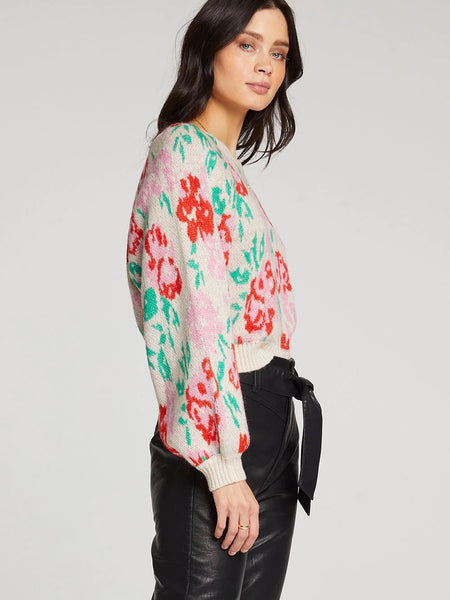 Noble Sweater in Multi Floral