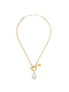 Katie Paperclip Pearl Necklace
