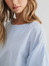 Sparks & Stripes Blouse in Blue