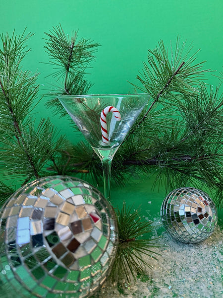 Mini Mercury Glass Tree in Light Blush