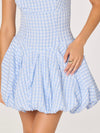 Tionna Dress in Blue Plaid