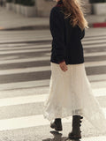 Bella Lace Mermaid Skirt in Tea