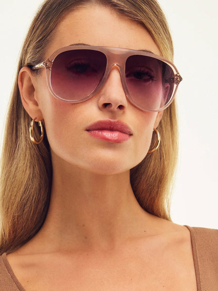 Chart Topper Sunnies in Doe & Rouge Glow