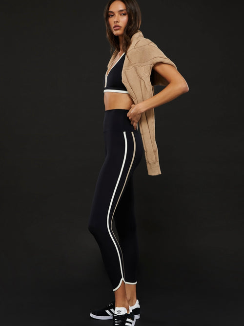 Nella Legging in Sandshell Colorblock