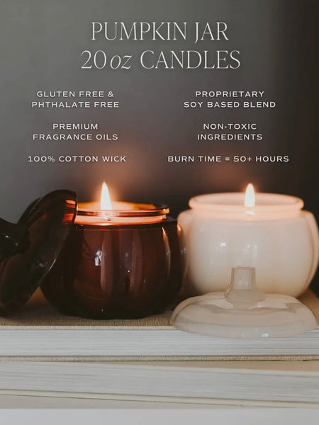 Warm and Cozy Pumpkin Jar Candle