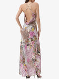 Izel Dress in Natural Patchwork