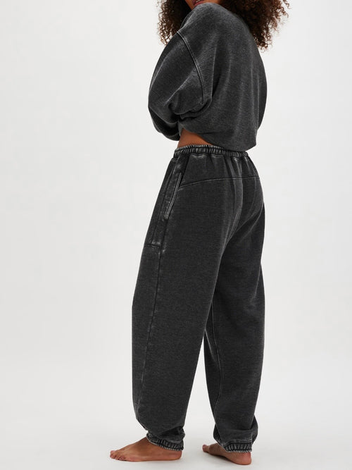 Slow It Down Jogger in Black