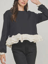 Rest Your Ruffles in Black & Ecru