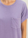 When's Tee Time Mini Dress in Dusty Purple