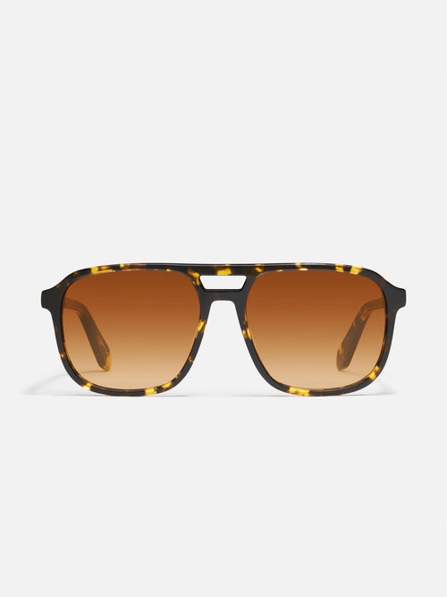 On The Fly Sunnies in Shiny Yellow Tort & Orange