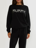 Devyn Oversized Sweatshirt in Midnight Mummy