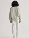 Denee Half Zip Sherpa Jacket in Agate Grey