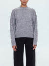 Aura Sweater in Charcoal Diamonte