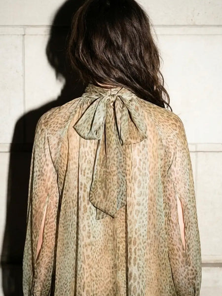 She's Feisty Dress in Olive Combo
