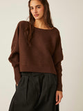 Sublime Pullover in Chocolate Lava