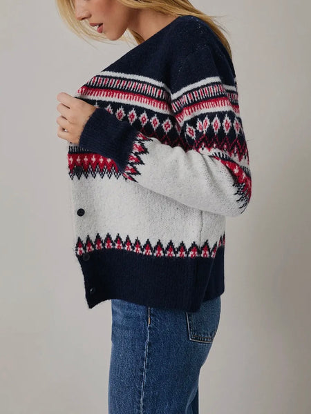 Nordic Nomad Sweater in White