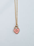 Light Pink Heart Necklace