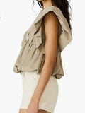 Saskya Top in Khaki