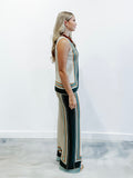 Border Stripe Tank in Natural Desert