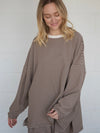Levi Top in Brown Stripe