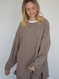 Dani Top in Brown Stripe